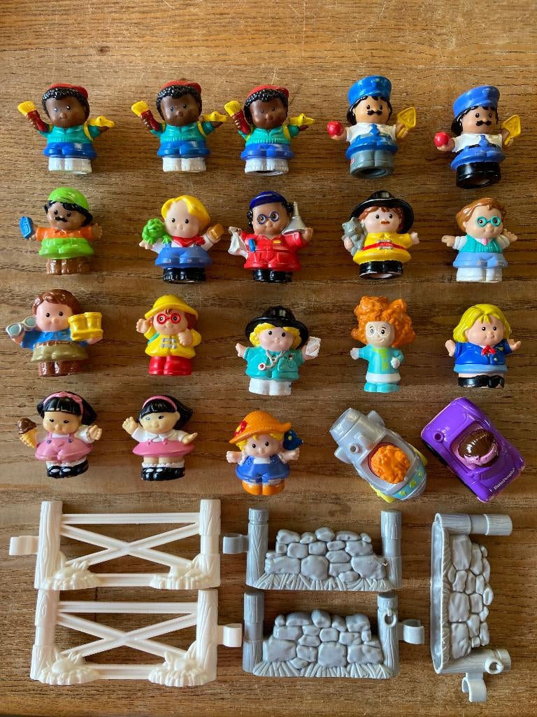 Fisher-Price Little People poppetjes, Kinderen en Baby's, Speelgoed | Fisher-Price, Ophalen of Verzenden, Gebruikt, Speelset