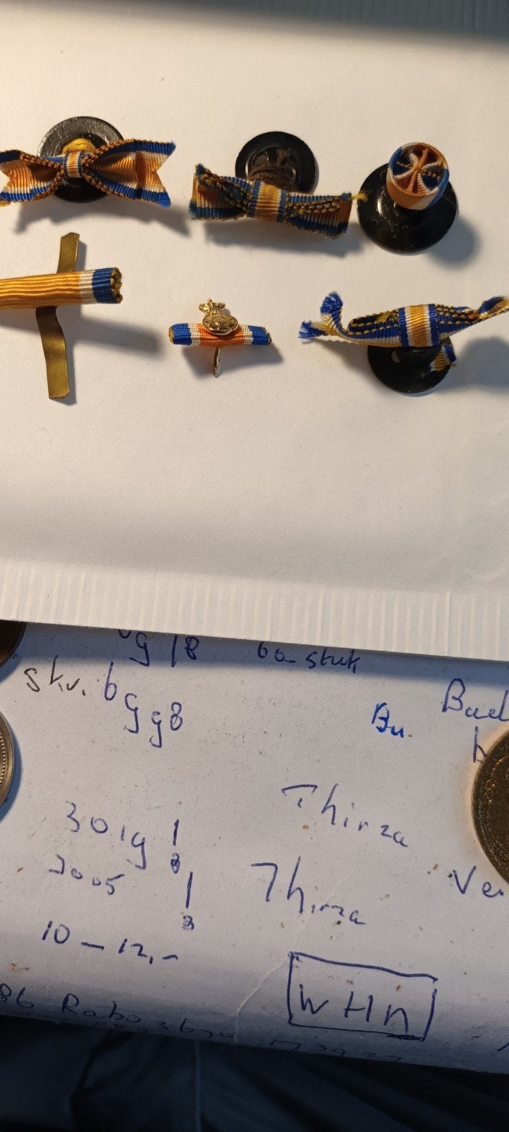 Set van 6 Nederlandse militaire onderscheidingen, Ophalen of Verzenden, Gebruikt