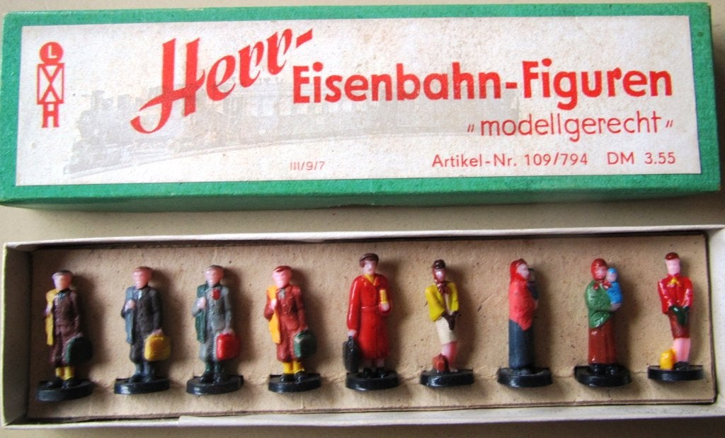 Herr H0 reizigers 9x in OVP Märklin Piko Roco Preiser, Hobby en Vrije tijd, Modeltreinen | H0, Overige merken, Gelijkstroom of Wisselstroom