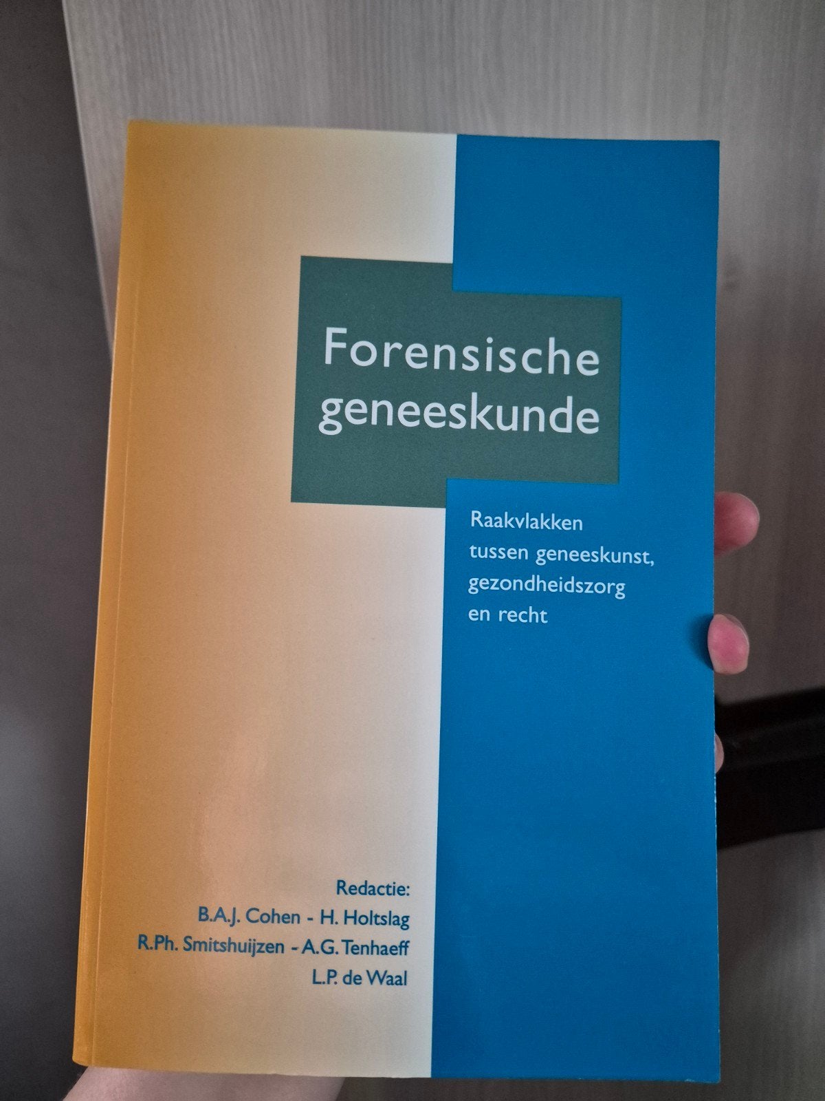 Forensische Geneeskunde - Cohen e.a. (WO niveau), Boeken, Gelezen, B.A.J. Cohen, Ophalen of Verzenden, WO
