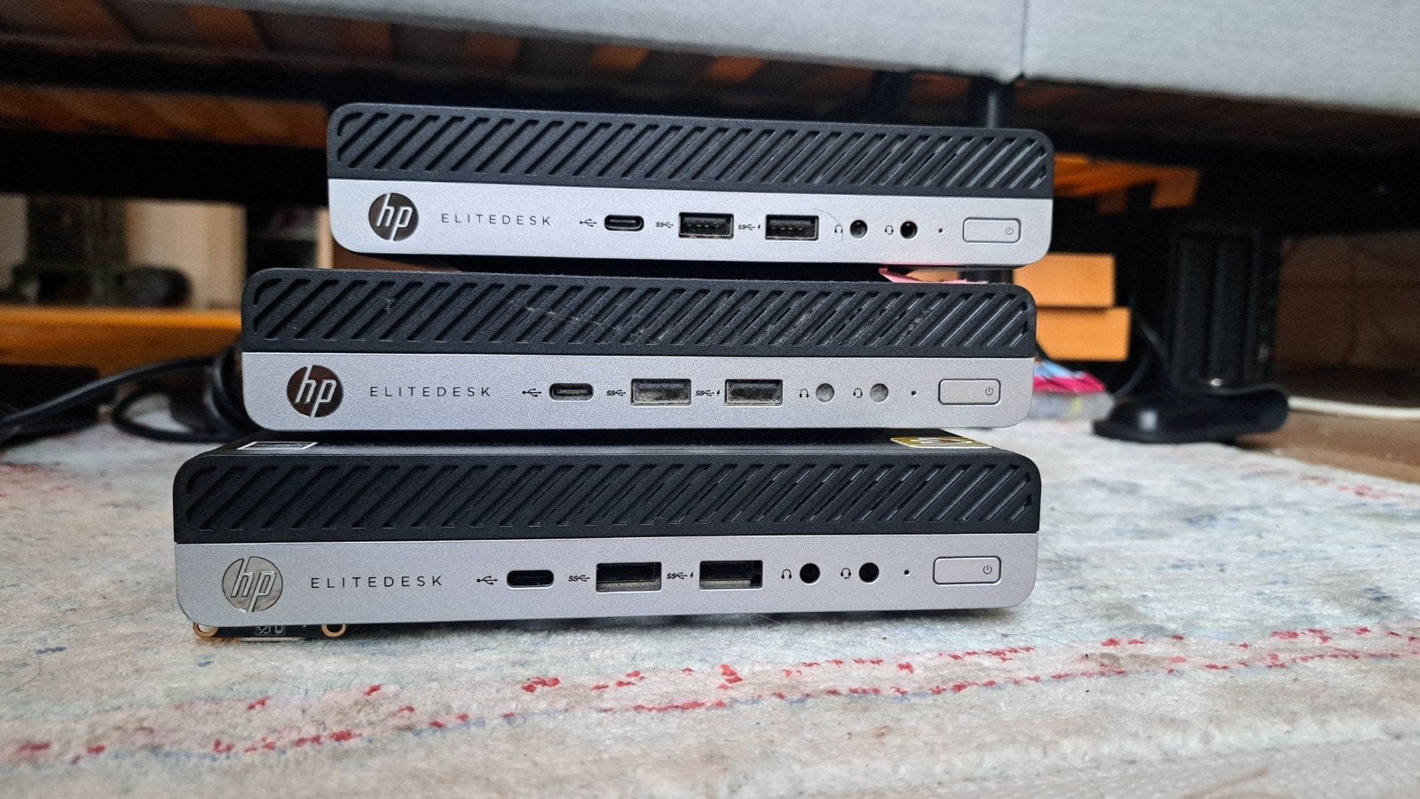 HP EliteDesk Mini PC's - Compacte en Krachtige Desktops, Ophalen, Gebruikt, 2 tot 3 Ghz, AMD Ryzen 5