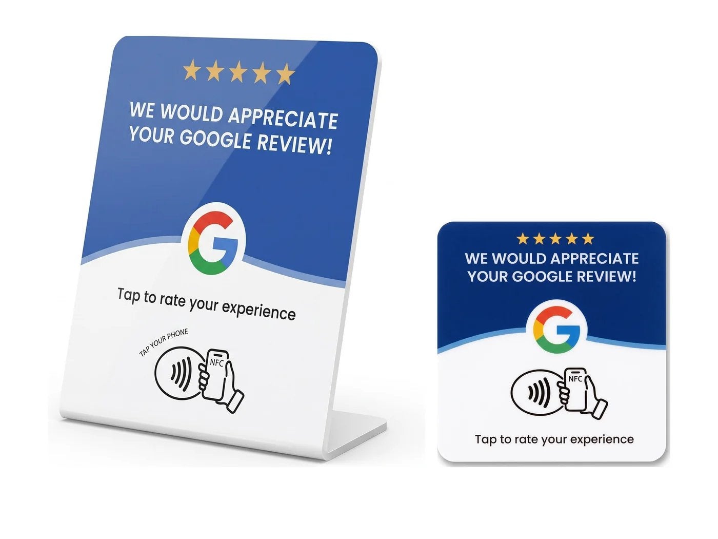 Google Review Display + Card | Bulk inkopen mogelijk, Tickets en Kaartjes, Overige soorten, Overige typen