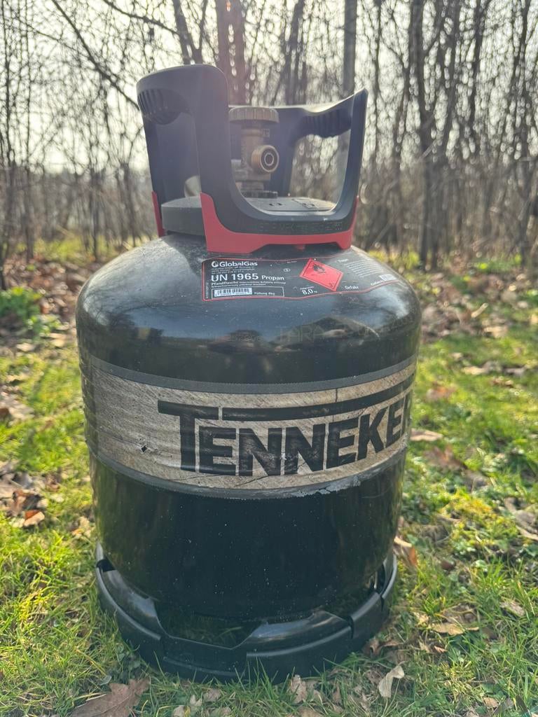 Duitse gasfles Tenneker (hornbach) Leeg, Ophalen, Zo goed als nieuw