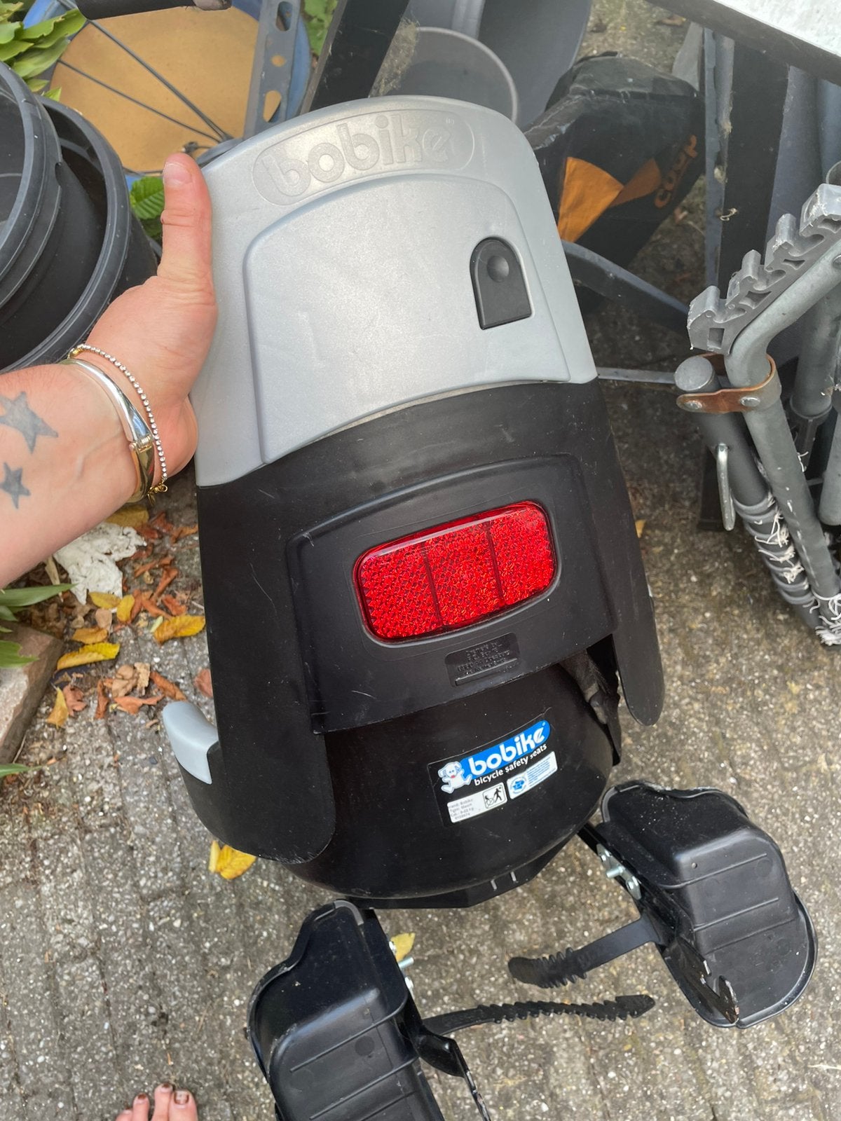Fietstoeltje, Fietsen en Brommers, Fietsaccessoires | Fietsstoeltjes, Ophalen, Zo goed als nieuw
