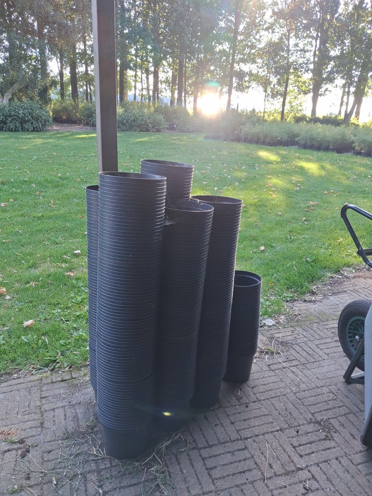 5 liter potten, 450 stuks, Ophalen, Gebruikt, Kweeklamp