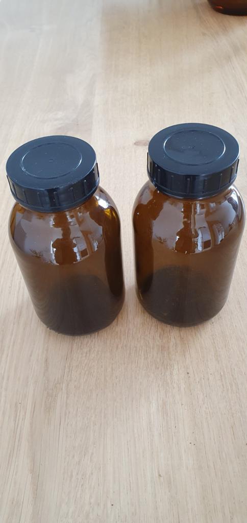 Donkere glazen flessen, Ophalen of Verzenden, Nieuw