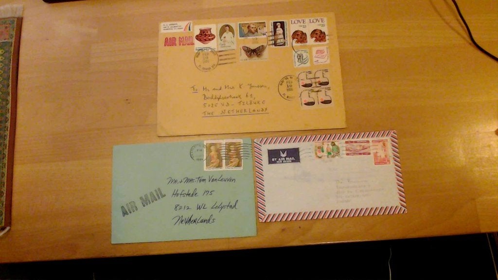postenveloppen airmail  USA .. Bangladesh, Ophalen of Verzenden, Gestempeld, Noord-Amerika