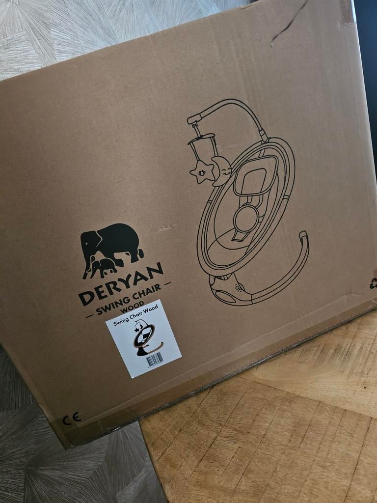 Deryan Swing Chair Wood - Nieuw in doos, Ophalen, Nieuw