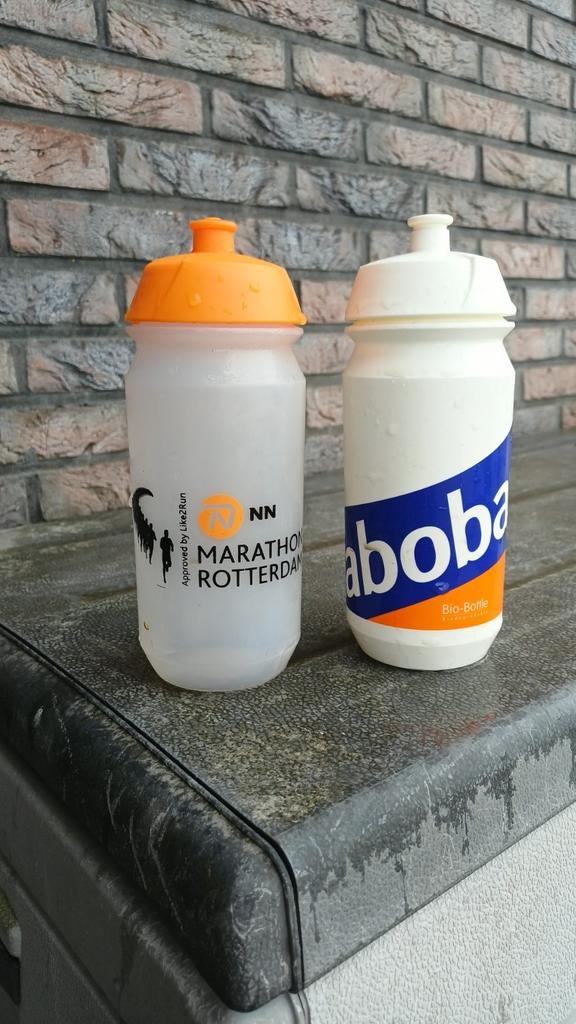 Twee bidons, Marathon Rotterdam en Rabobank, Ophalen of Verzenden, Nieuw
