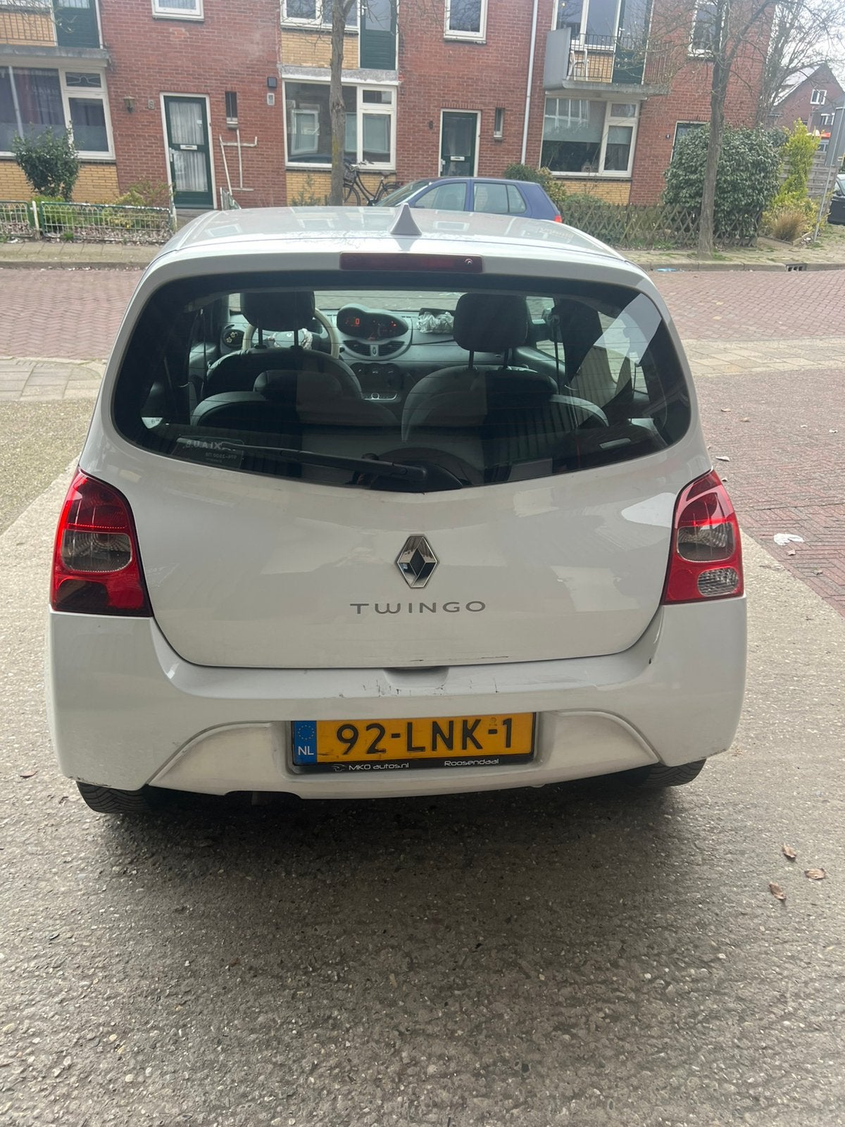 Renault twingo achterklep  1.2 2010 wit, Ophalen, Renault, Achterklep