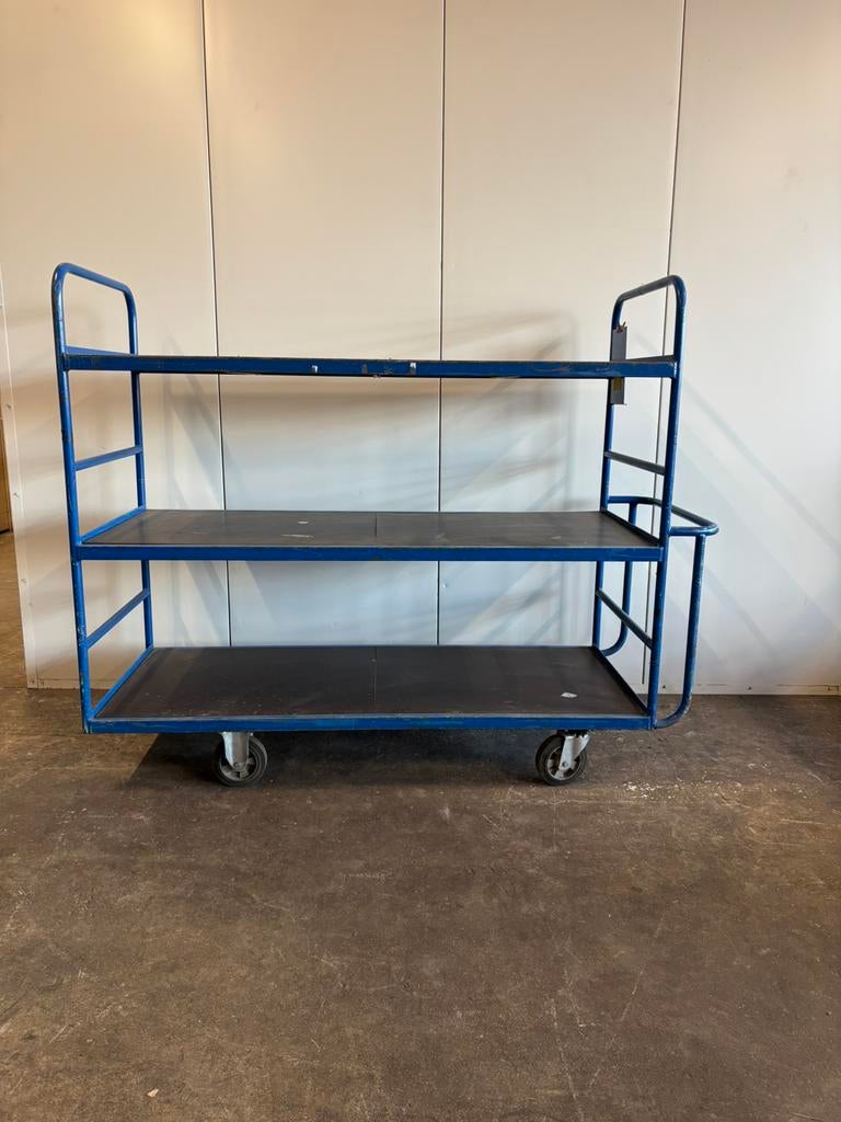 Grote magazijnkar / etagewagen / orderpickwagen / kar /wagen, Doe-het-zelf en Verbouw, Transportwagens, Ophalen, Transportkar