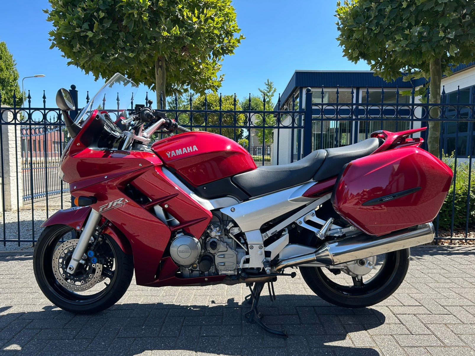 Yamaha FJR 1300 144 PK Ruby Red 2x Zijkoffers, topstaat, Cardan-aandrijving, 4 cilinders, Motorrijbewijs A, Gebruikt