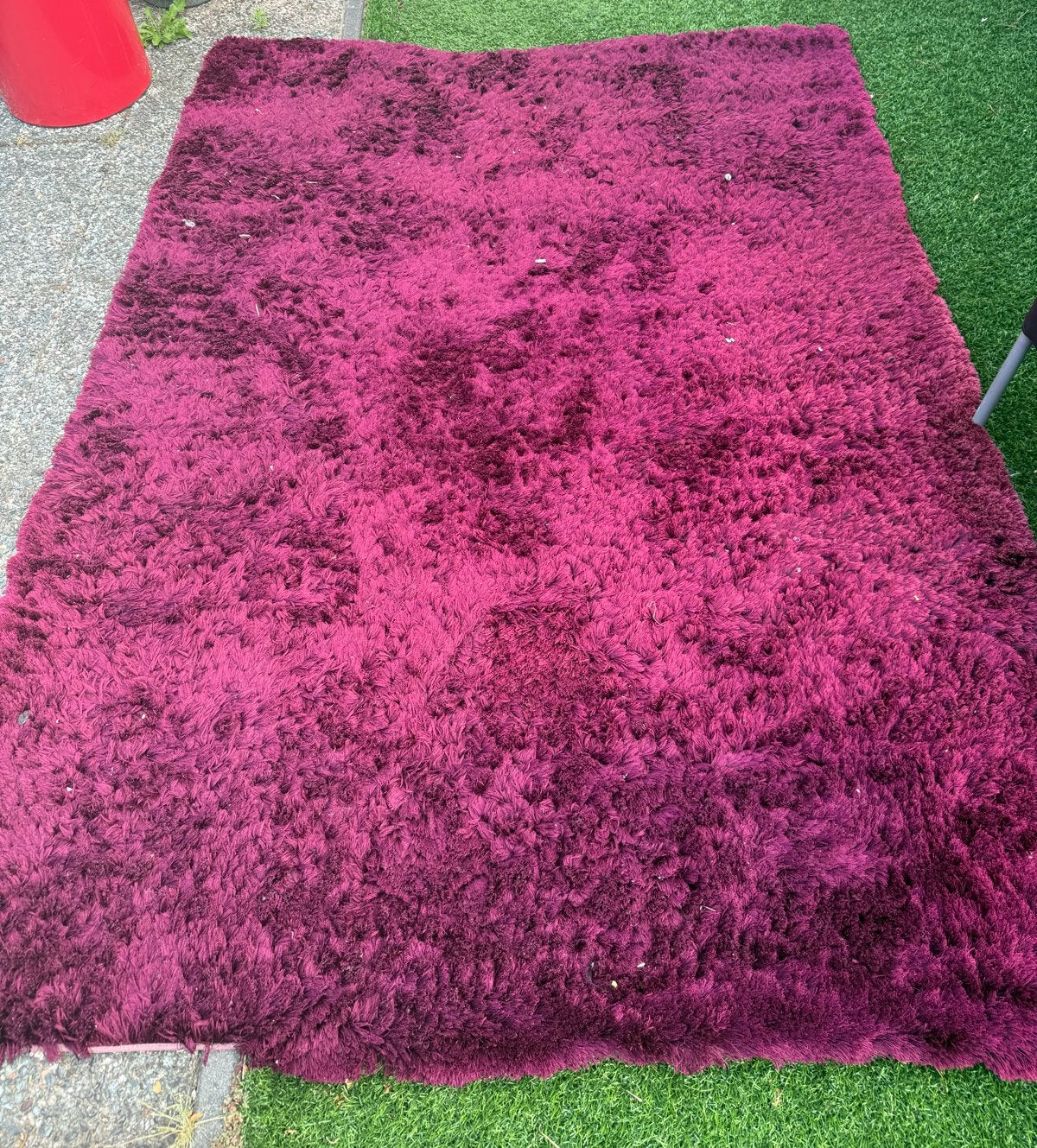 Mooi paars vloerkleed, Ophalen, Gebruikt, Paars, 150 tot 200 cm