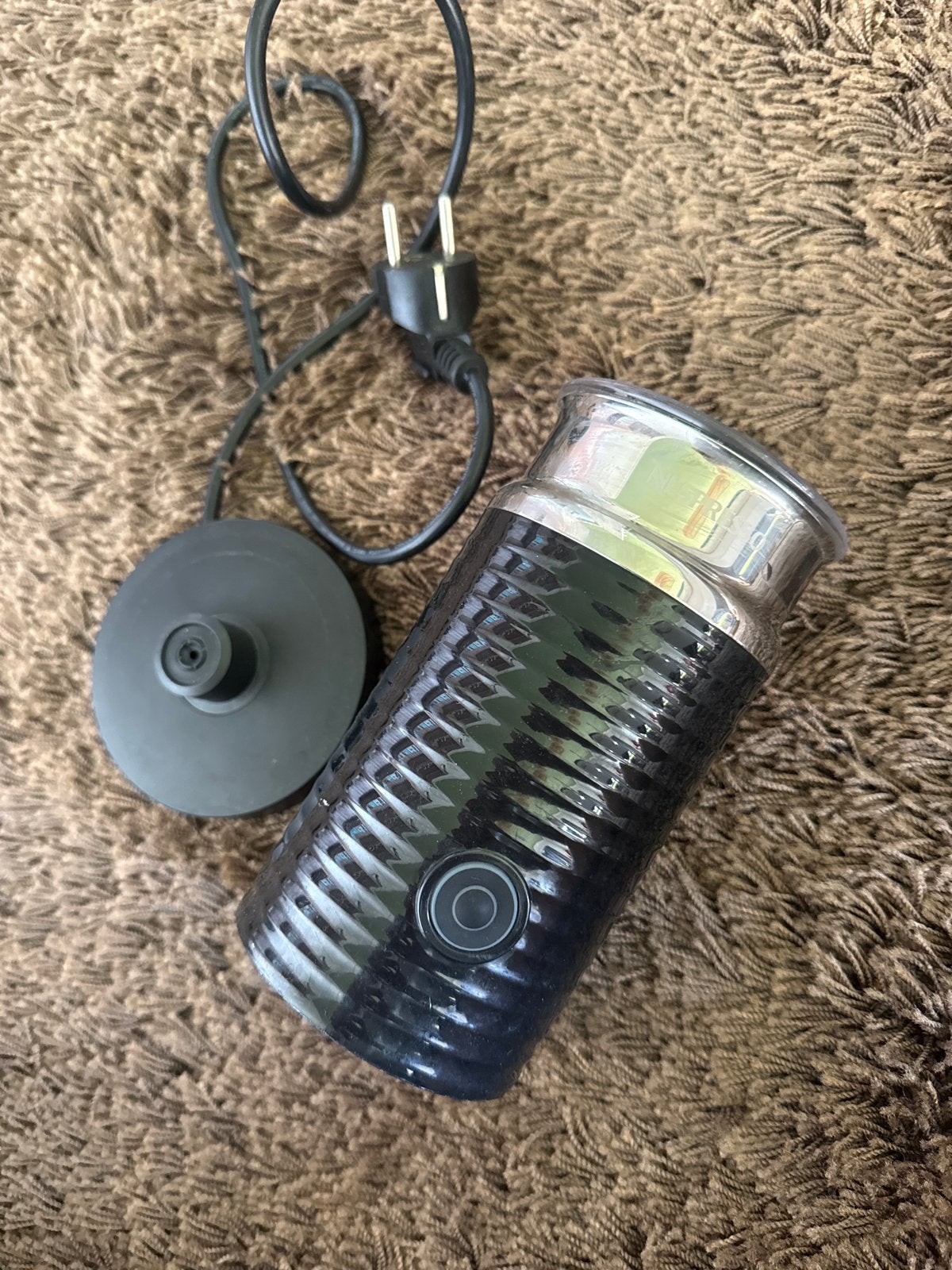 Nespresso Aeroccino 3 Melkopschuimer - Zwart, Witgoed en Apparatuur, Ophalen of Verzenden, Zo goed als nieuw, Elektrische melkopschuimer