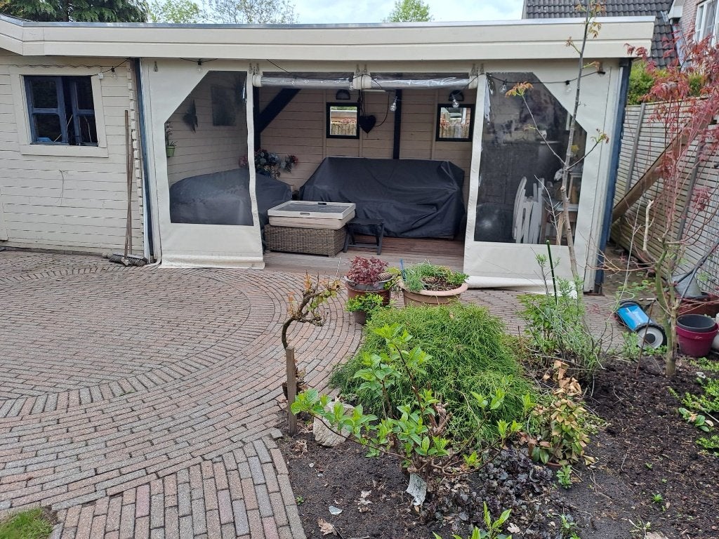 Afschermzeil voor voortent of zitruimte (4 delen), Ophalen, Gebruikt, 5 tot 10 m², Zeil