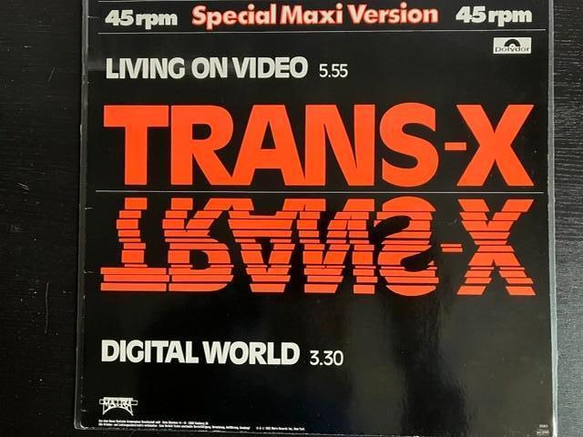 12 inch Trans-X Living on video 1983, Verzenden, 1980 - 1989, Zo goed als nieuw, 12 inch