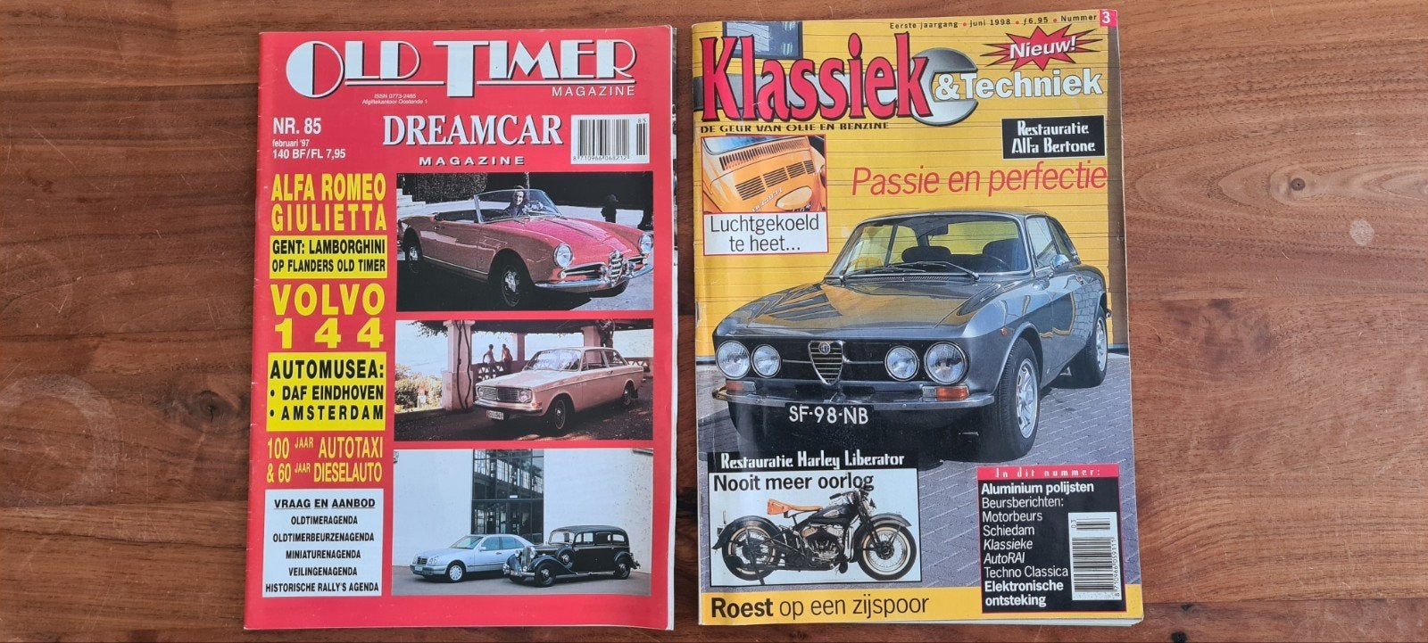 Oldtimer & Klassiek & Techniek Magazine - Auto's, Boeken, Auto's | Folders en Tijdschriften, Ophalen of Verzenden, Gelezen