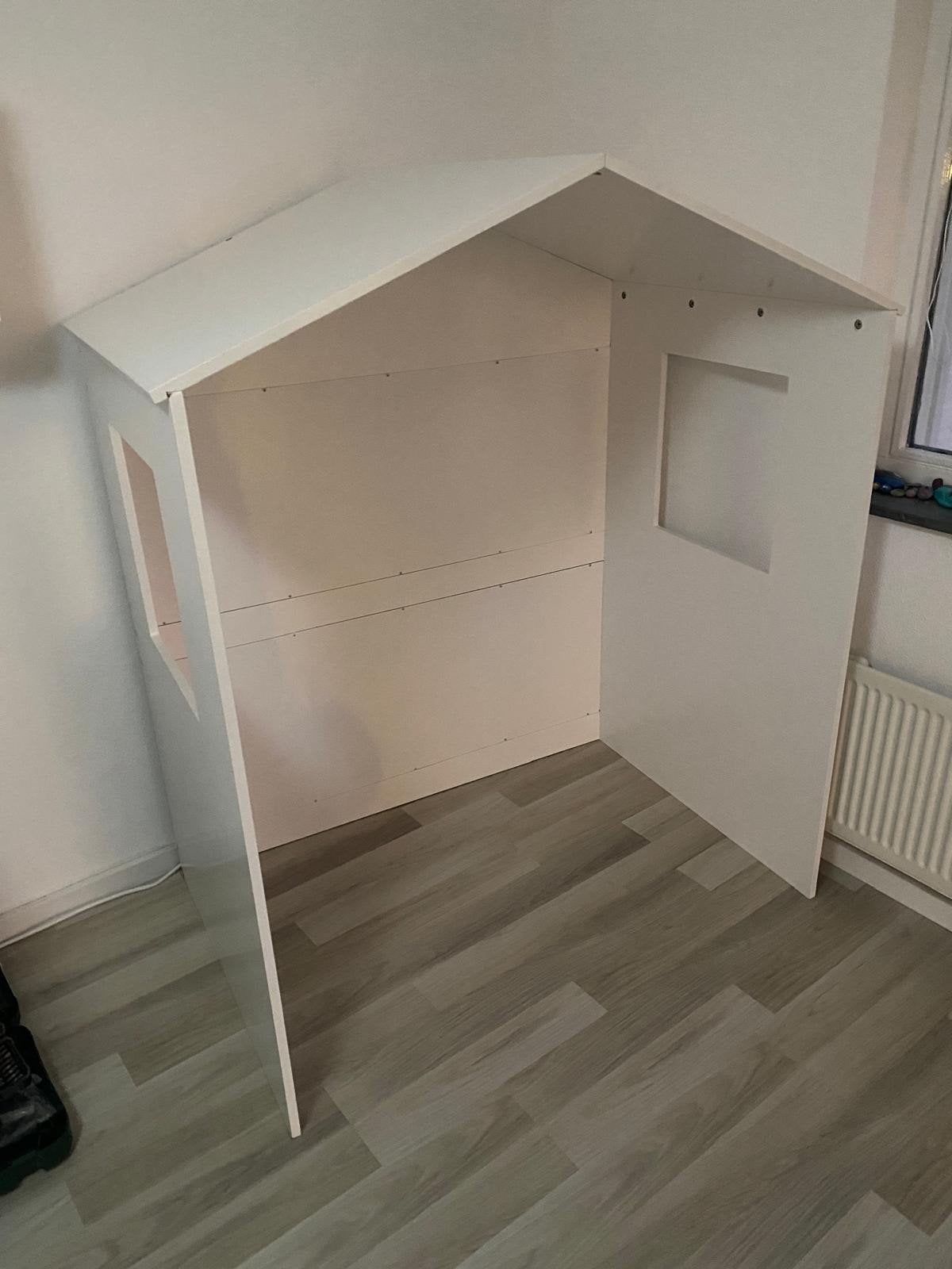 Bedhuisje voor eenpersoonsbed kinderkamer of bureau, Ophalen, Rechthoekig, Minder dan 50 cm, Minder dan 100 cm