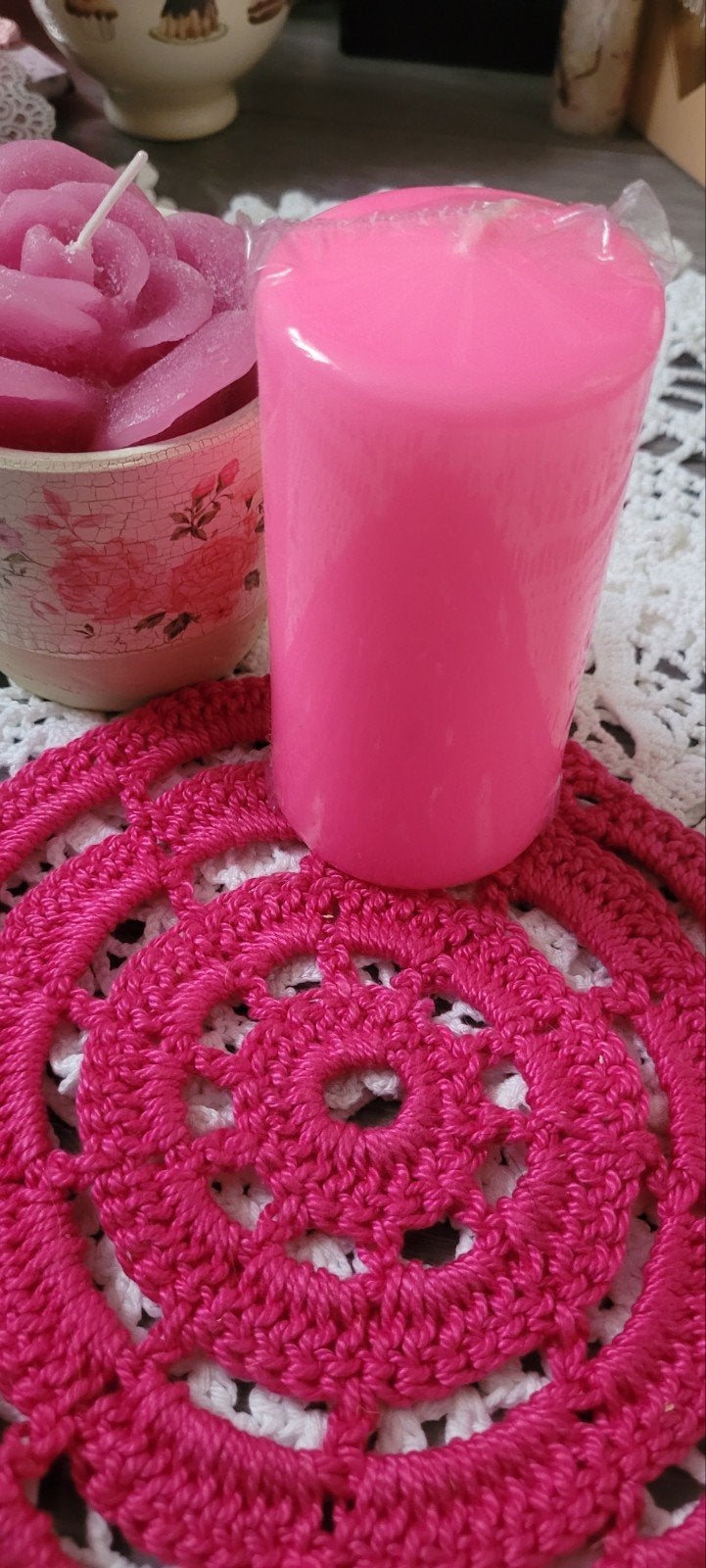 Roze Kaars HEMA - Nieuw in verpakking, Overige materialen, Nieuw, Ophalen of Verzenden, Kaars