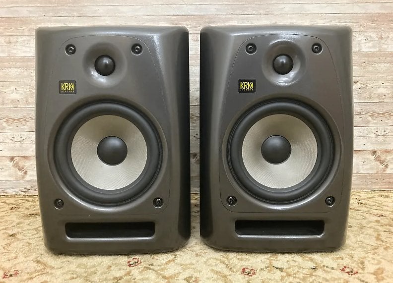 2 KRK Rokit RP6 actieve studiomonitoren speakers 5 6 LIMITED, Studiomonitor, 120 tot 150 watt, Inclusief kabels, Ophalen of Verzenden