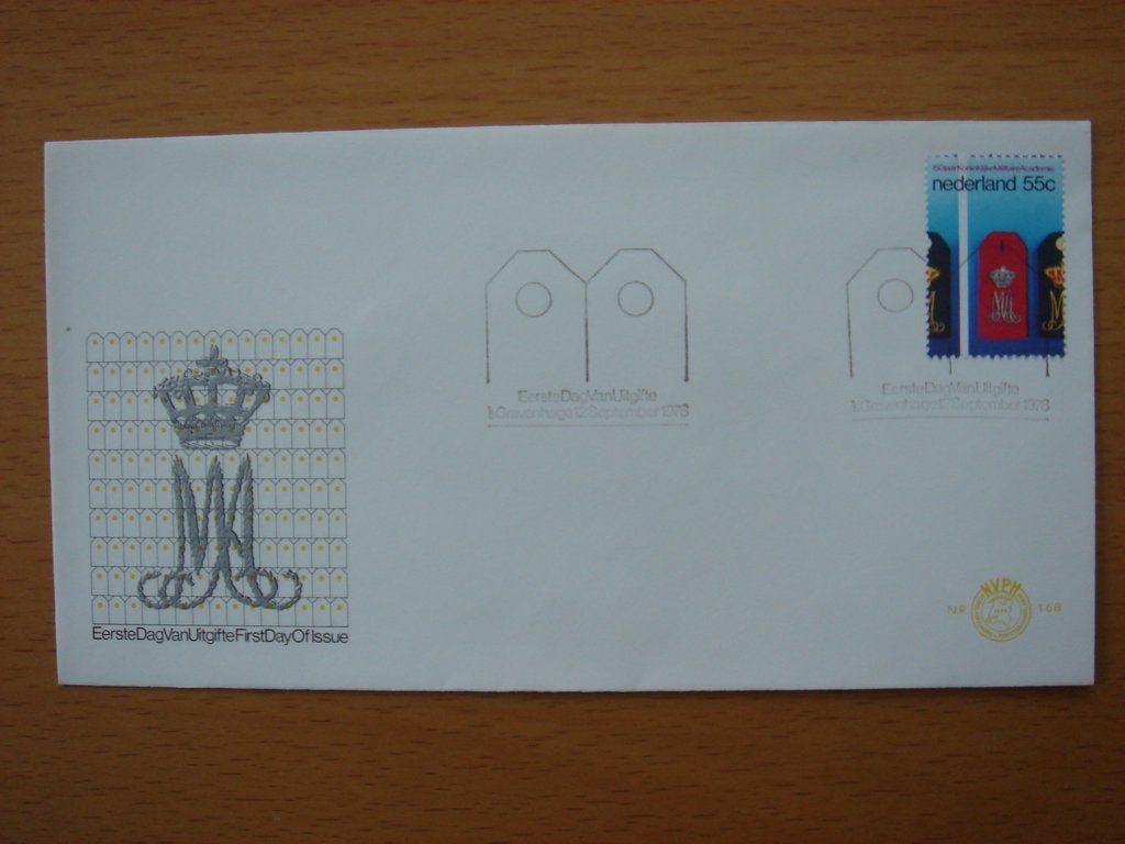 NVPH E168  1e Dag-enveloppe K.M.A. 1838 – 1978, Postzegels en Munten, Postzegels | Eerstedagenveloppen, Ophalen of Verzenden, Onbeschreven