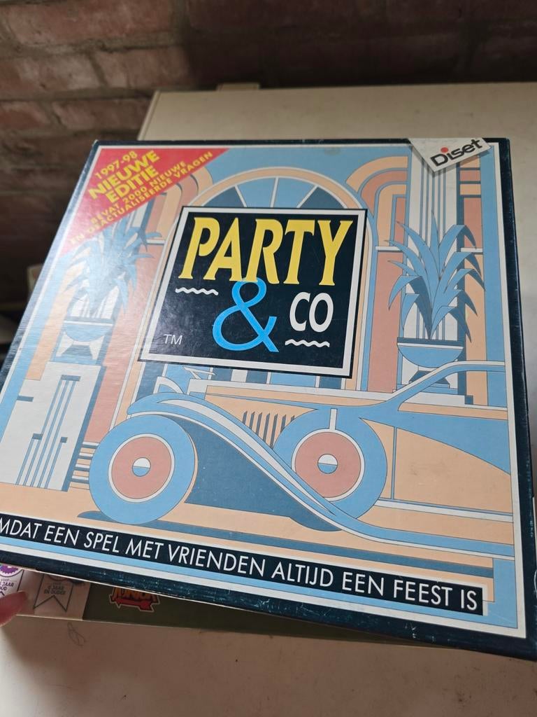 Party & Co Bordspel - Nieuwe Editie 1997-98, Vijf spelers of meer, Ophalen of Verzenden, Gebruikt, Diset