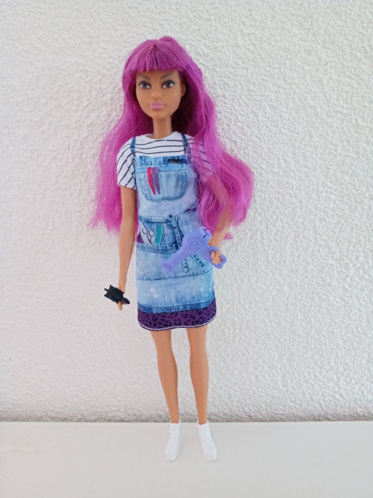 Barbie You Can Be Anything Hair Stylist GTW36, Ophalen of Verzenden, Zo goed als nieuw, Barbie