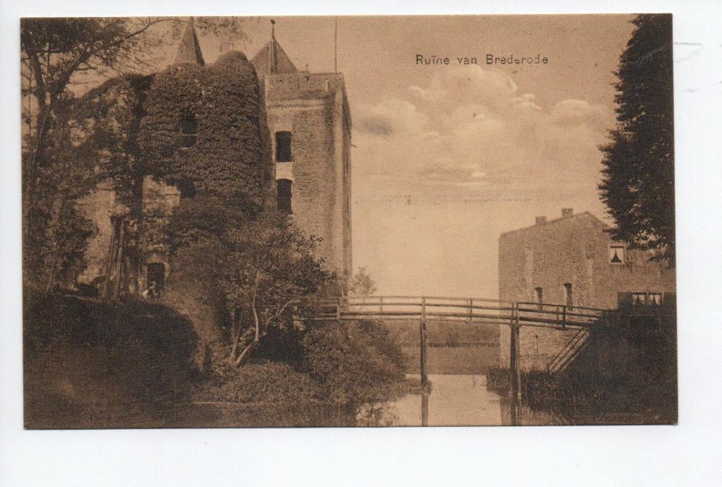 Ruïne van Brederode. **, Verzenden, Voor 1920, Ongelopen, Noord-Holland