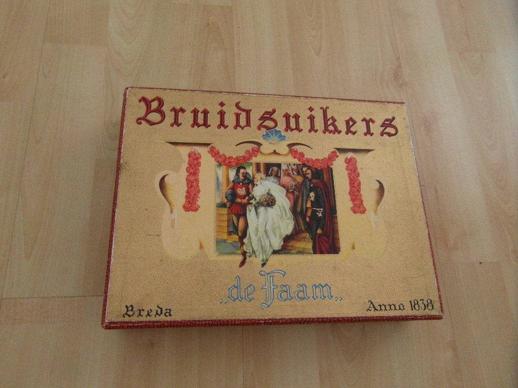Doos Bruidsuikers de Faam Breda Anno 1938, Ophalen of Verzenden