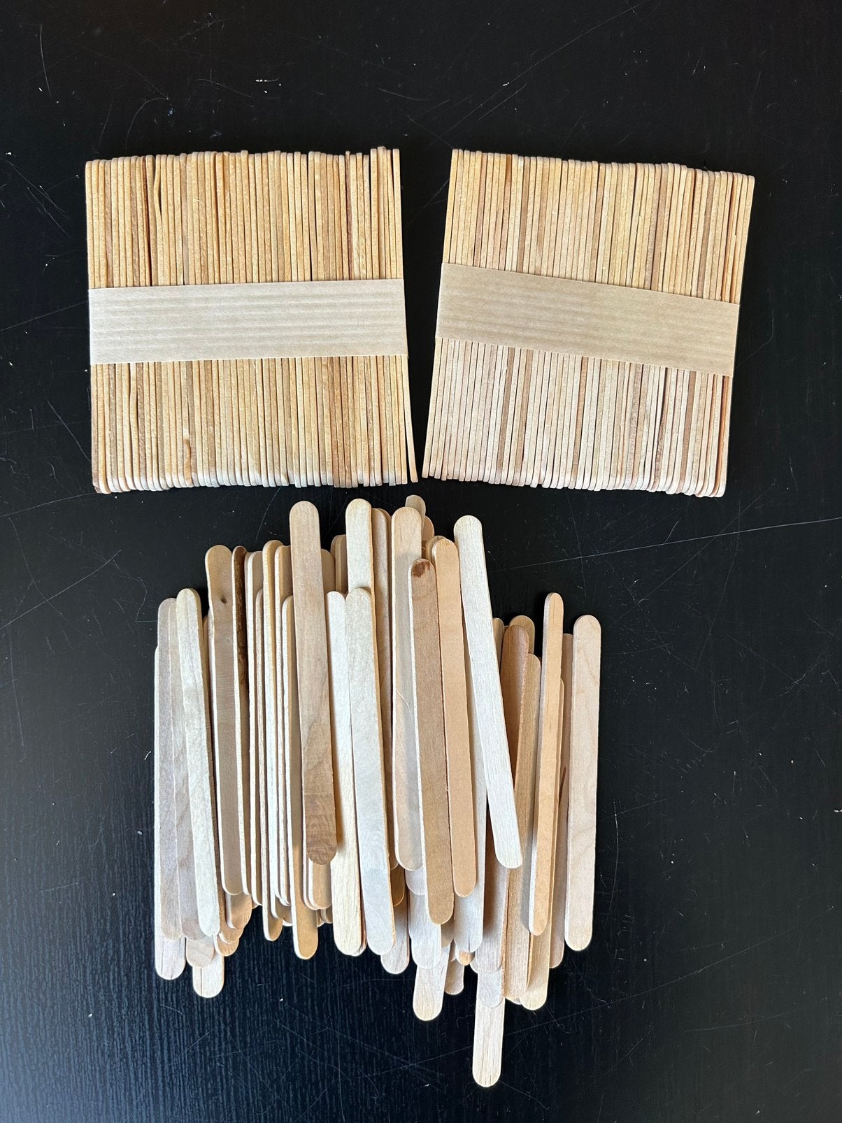200 ongebruikte houten ijsstokjes, Hobby en Vrije tijd, Ophalen of Verzenden, Nieuw, Hout