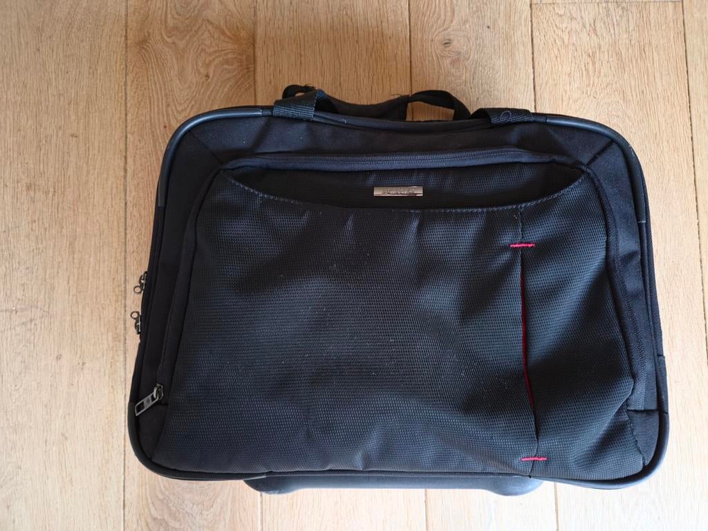 Samsonite Trolley Tas, 40 tot 60 cm, Wieltjes, 20 tot 30 cm, Zwart