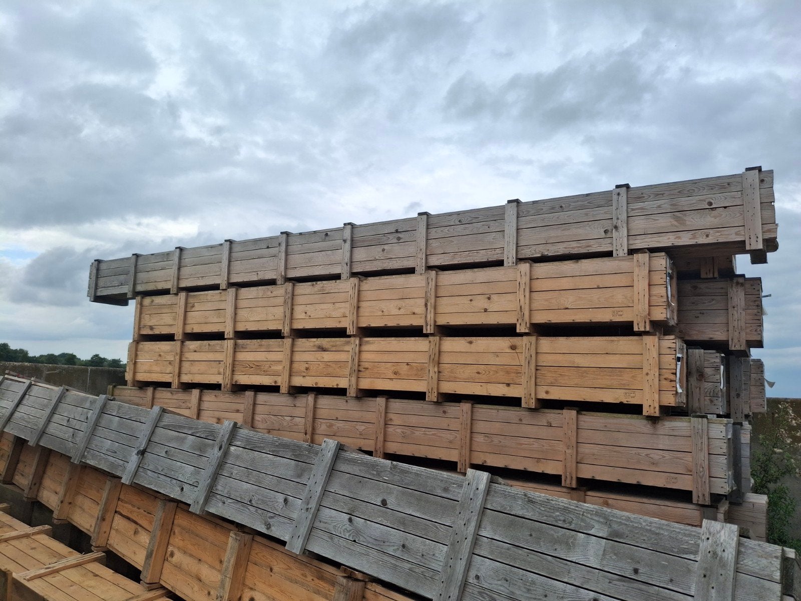 tuinhout tuinplanken bekistings hout kisten, Gebruikt, Minder dan 25 mm, Overige typen, Ophalen of Verzenden