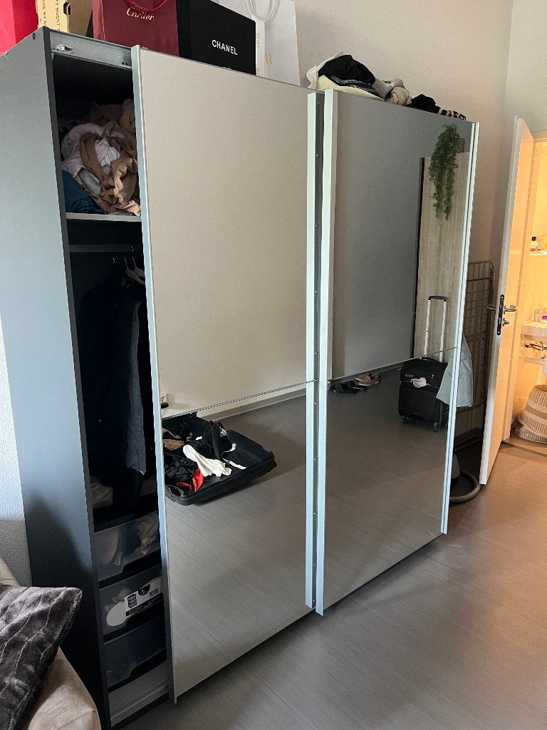 Kast, Huis en Inrichting, Kasten | Kledingkasten, Ophalen, Met deur(en), Gebruikt, 200 cm of meer