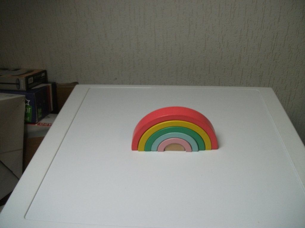 Regenboog (Hema), Kinderen en Baby's, Speelgoed | Houten speelgoed, Ophalen of Verzenden, Gebruikt