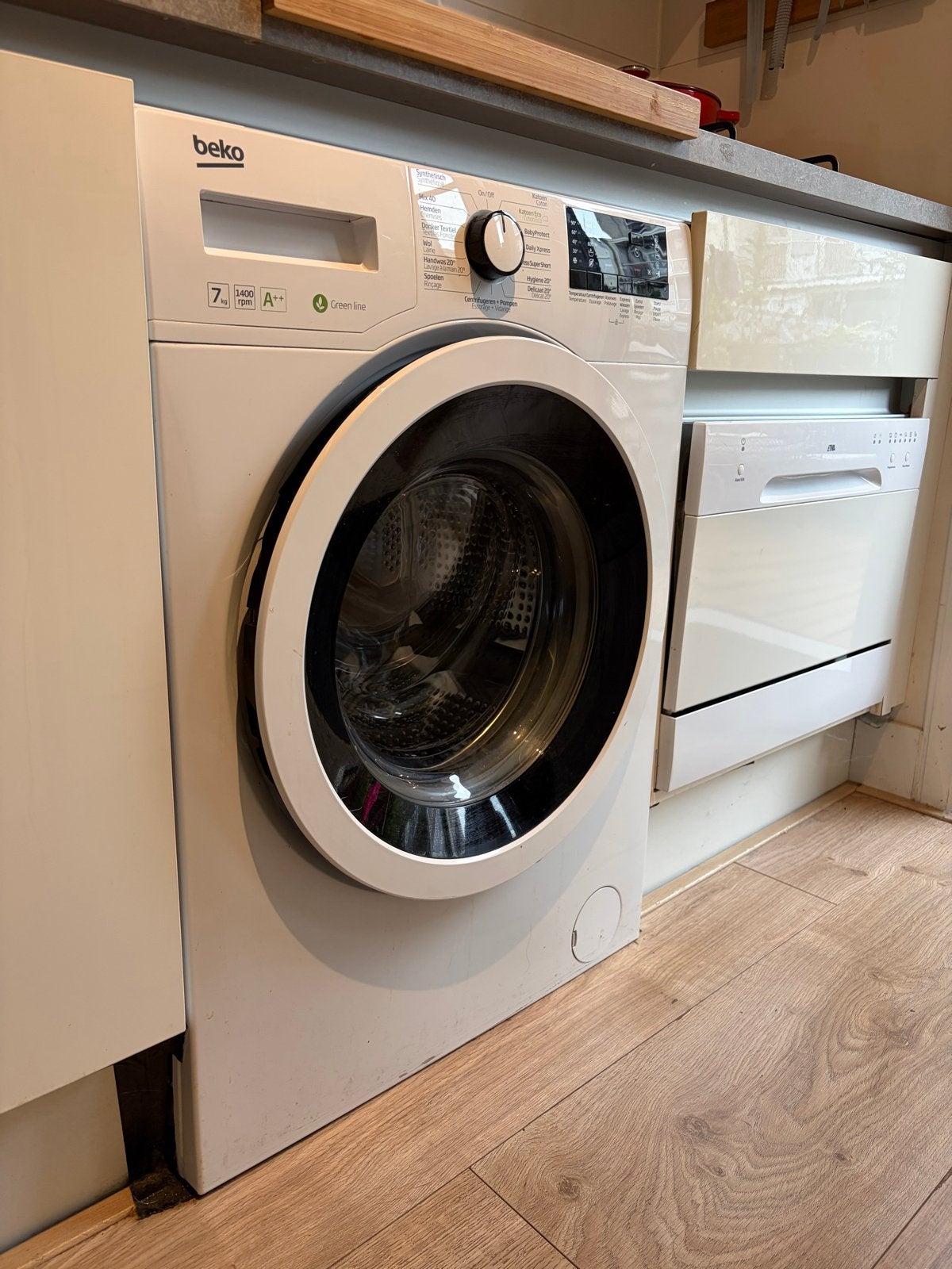 Beko Wasmachine 7kg A++ 1400 toeren - Gebruikt, werkt goed, Witgoed en Apparatuur, Ophalen, Gebruikt, 85 tot 90 cm, 1200 tot 1600 toeren