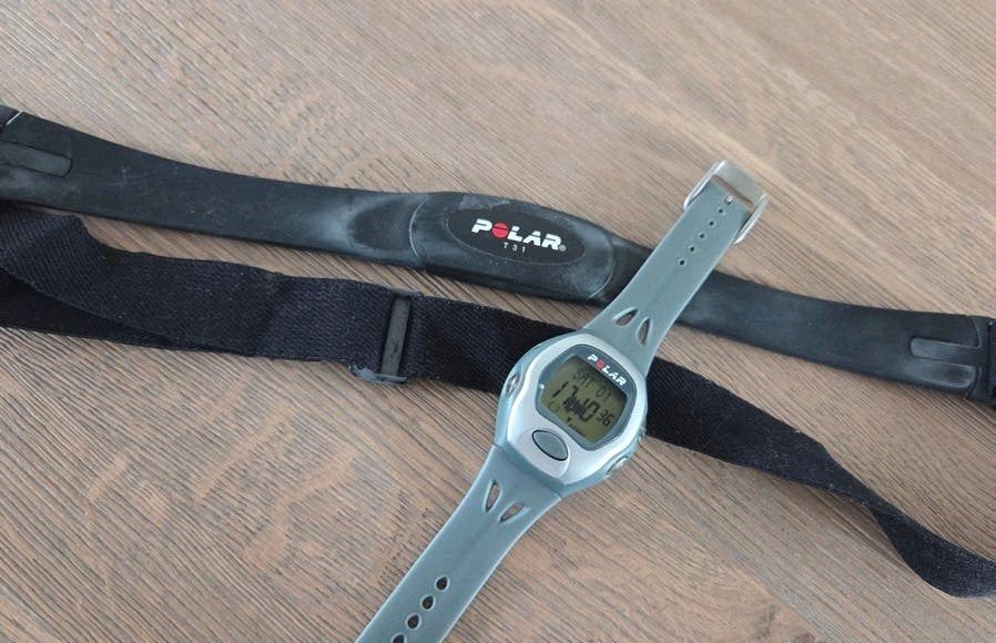 Polar T31 sporthorloge + hartslagmeter, Gebruikt, Hartslag, Ophalen of Verzenden, Waterdicht