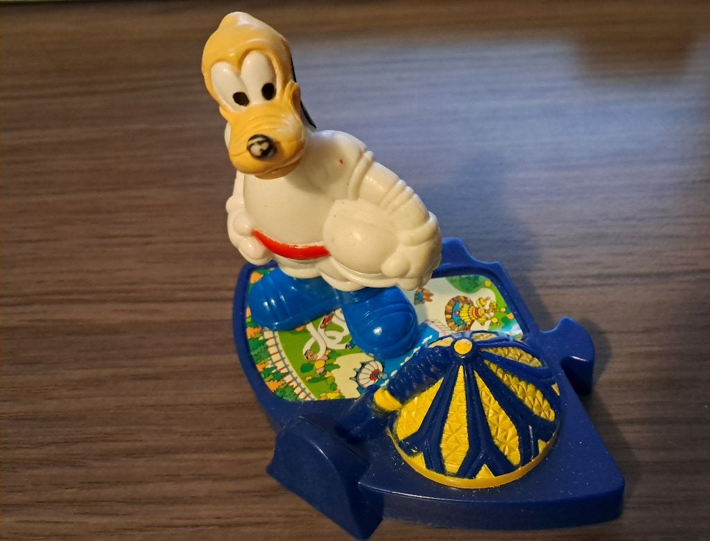 Pluto figuur Disneyland Parijs (1997), Ophalen of Verzenden, Goofy of Pluto, Gebruikt, Beeldje of Figuurtje