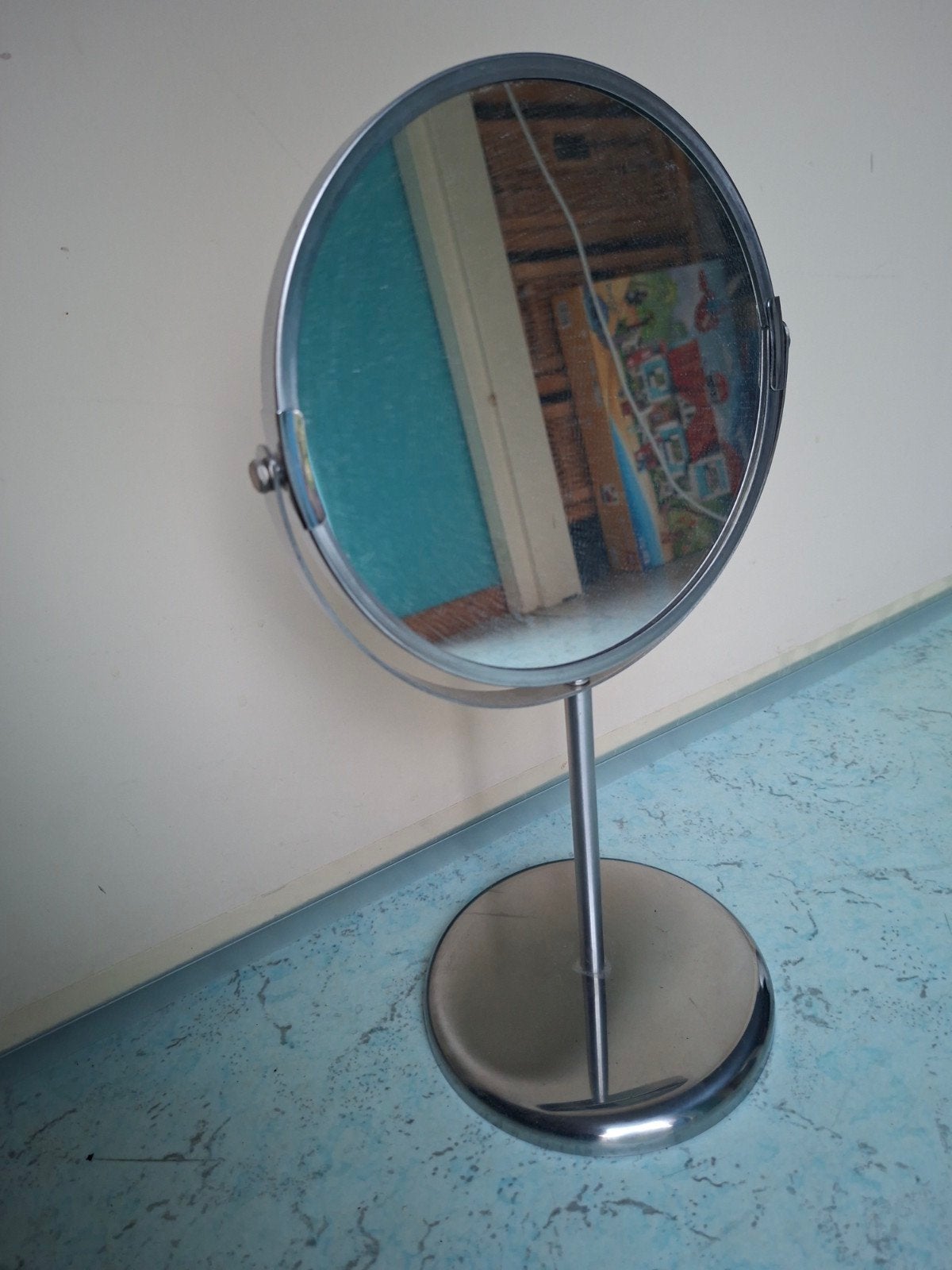 Make-up spiegel met 2 verschillende standen, Huis en Inrichting, Ophalen, Zo goed als nieuw, Rond