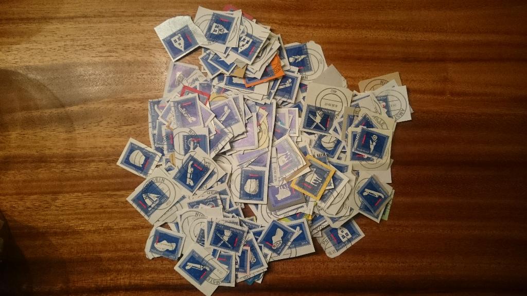 Kilowaar - Kantoorpost - Iconen - ca 1000 stuks, Postzegels en Munten, Postzegels | Nederland, Ophalen of Verzenden, Na 1940, Gestempeld