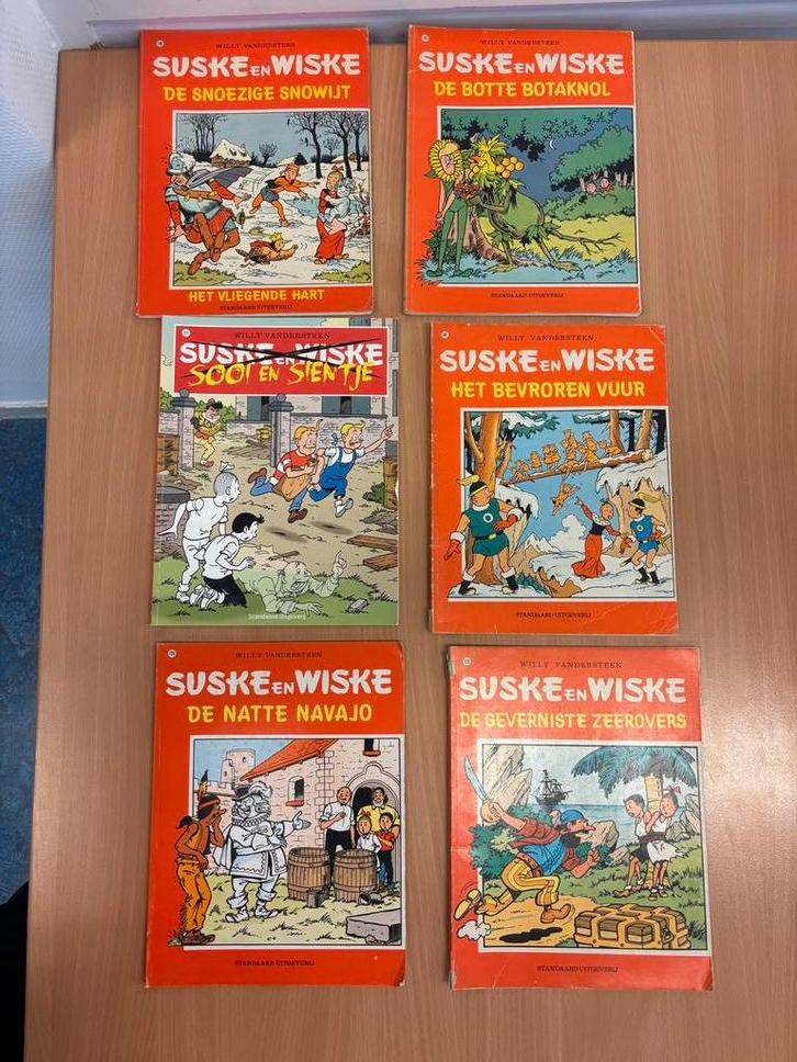 Suske en Wiske stripboeken - 6 verschillende titels, Meerdere stripboeken, Ophalen of Verzenden, Gelezen