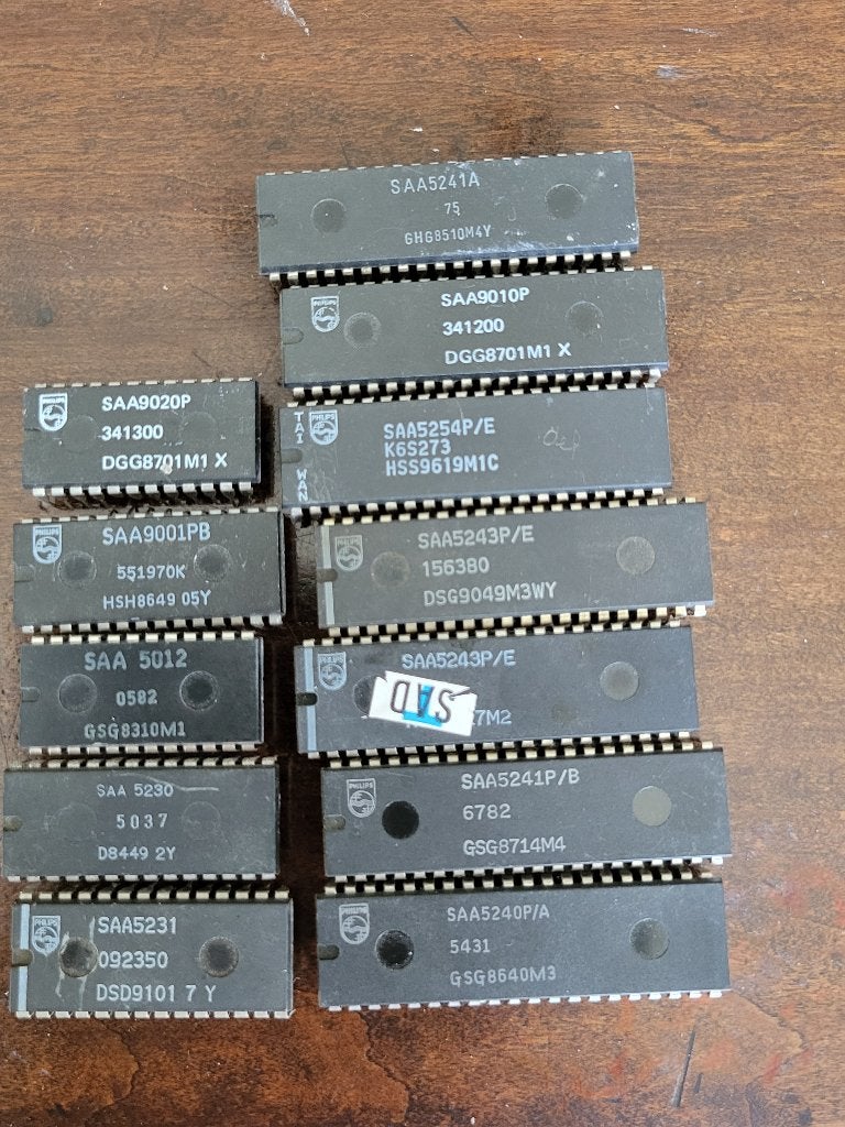 partij vintage Teletekst IC's (philips), Verzenden, Gebruikt, Philips