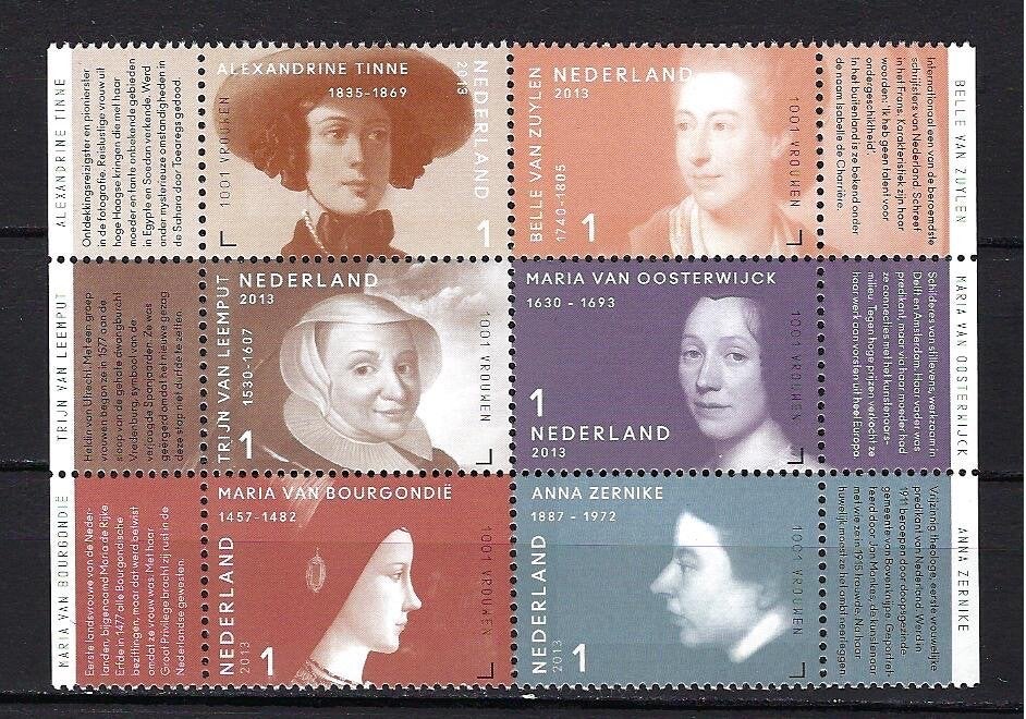 NVPH 3048/3053 (1001 Vrouwen) Postfris, Ophalen of Verzenden, Na 1940, Postfris