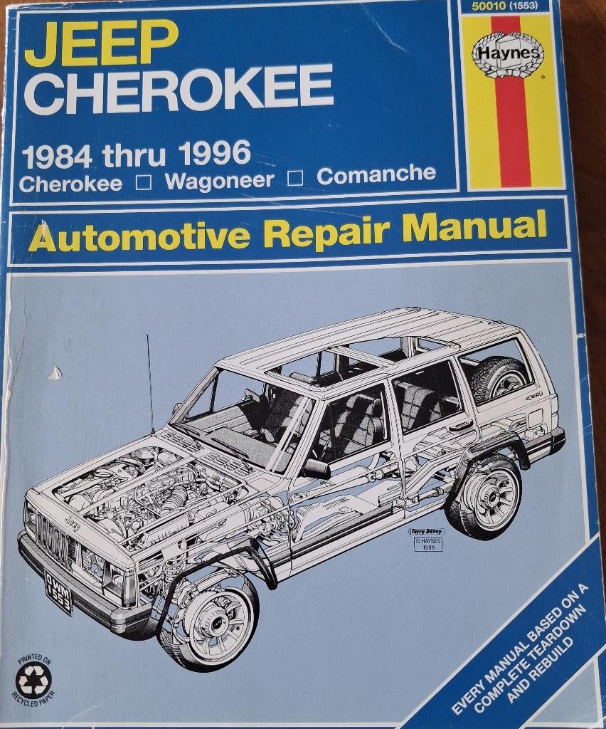 JEEP CHEROKEE technische beschrijving, Bob Henderson, Autotechniek, Ophalen of Verzenden, Zo goed als nieuw