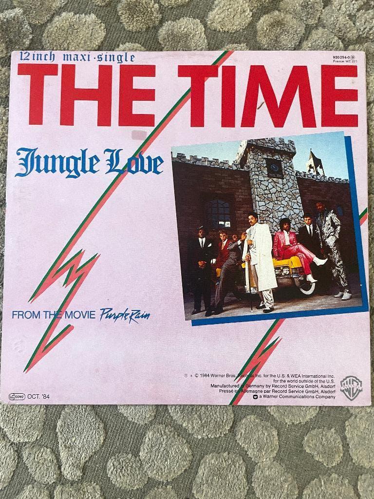 The Time – Jungle Love / Tricky (12" Maxi). VG+, Cd's en Dvd's, Vinyl | Pop, Ophalen of Verzenden, 1980 - 1989, Gebruikt, 12 inch