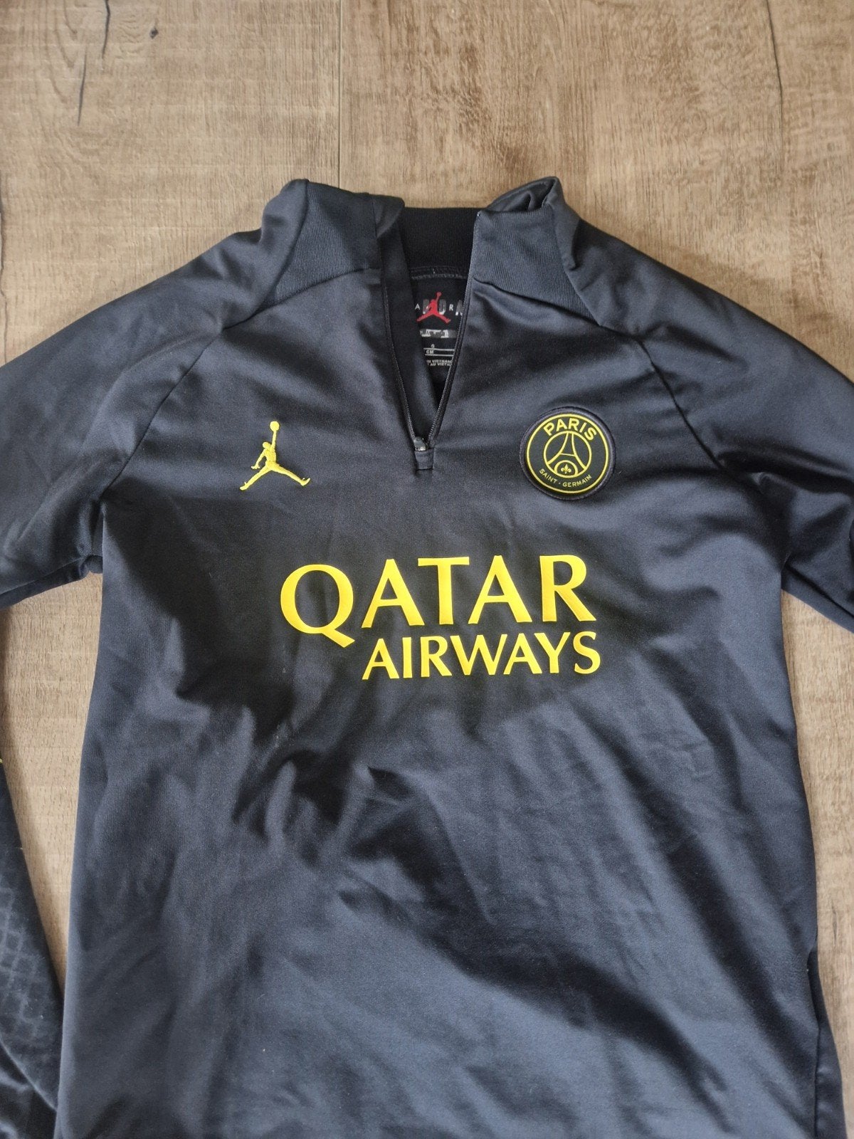 PSG Jordan trainingstrui met duimgaten - kindermaat L, Gebruikt, Jongen of Meisje, Trui of Vest, Ophalen of Verzenden