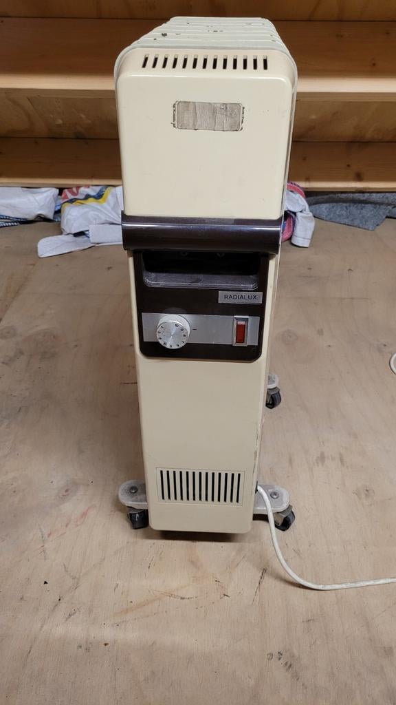Radialux elektrische olieradiator, Ophalen