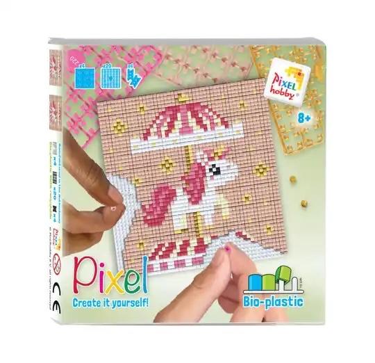 PIXELHOBBY set carrousel vanaf 8 jaar, Roze, Pixelhobby, Nieuw, Ophalen of Verzenden