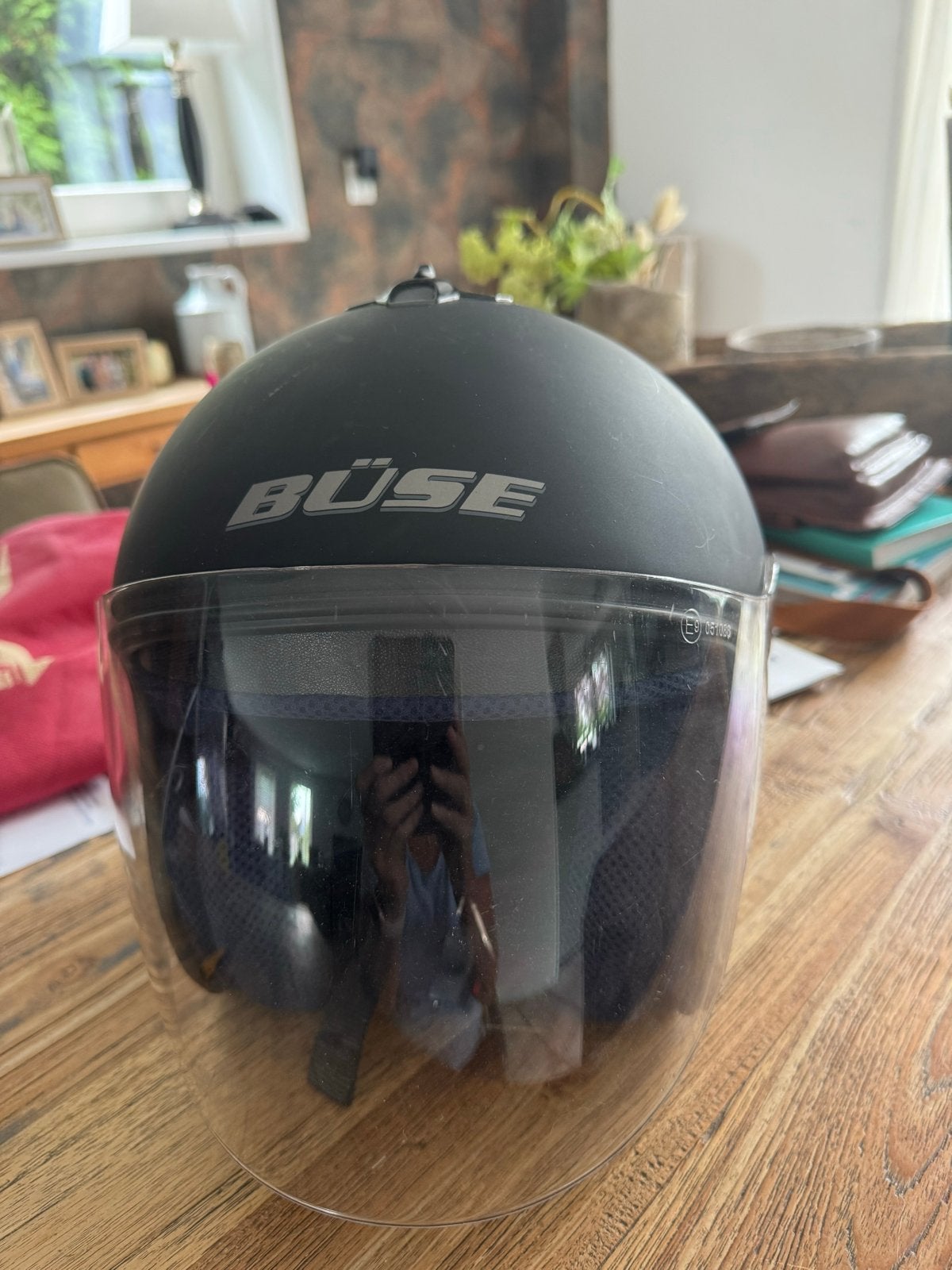 Büse motorhelm - Zwart, maat S, Dames, Overige typen, Tweedehands, Ophalen