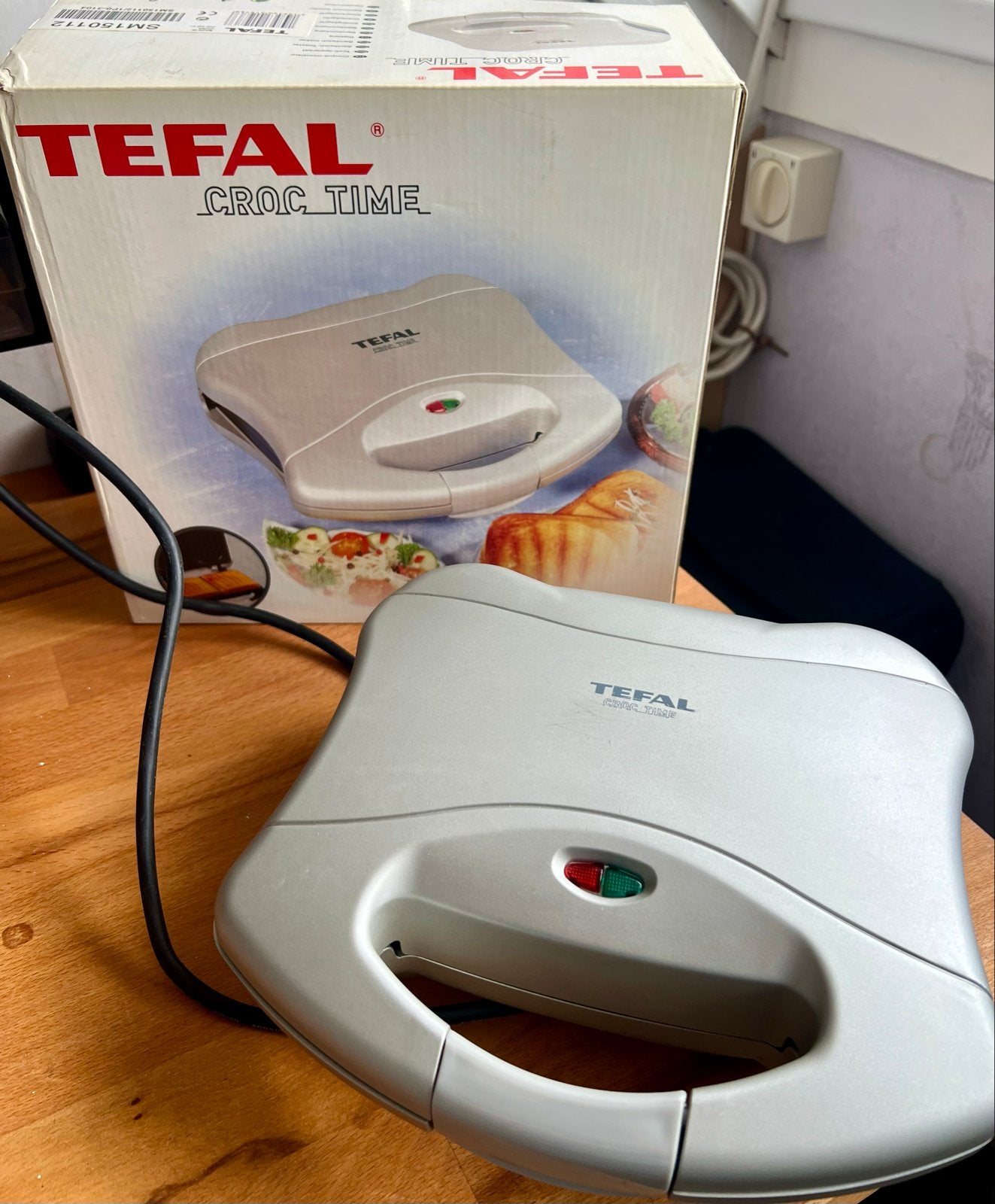 Tefal Croc Time tosti-ijzer - Zo goed als nieuw, Ophalen, Gebruikt