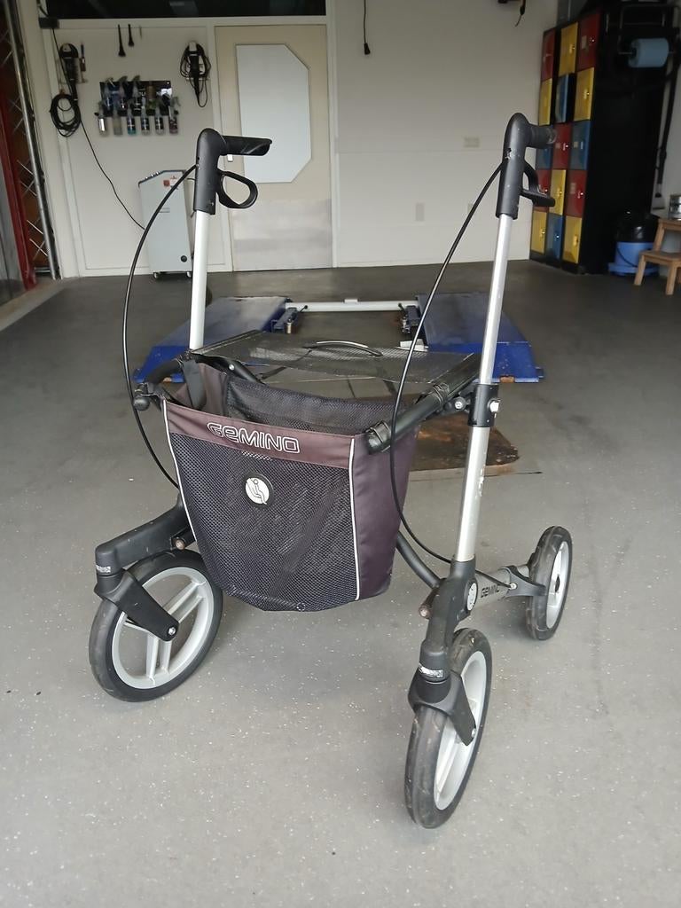 Rollator Gemino 60 Alluminium, Ophalen, Info@tommysmit.nl, Gebruikt, 7008AR